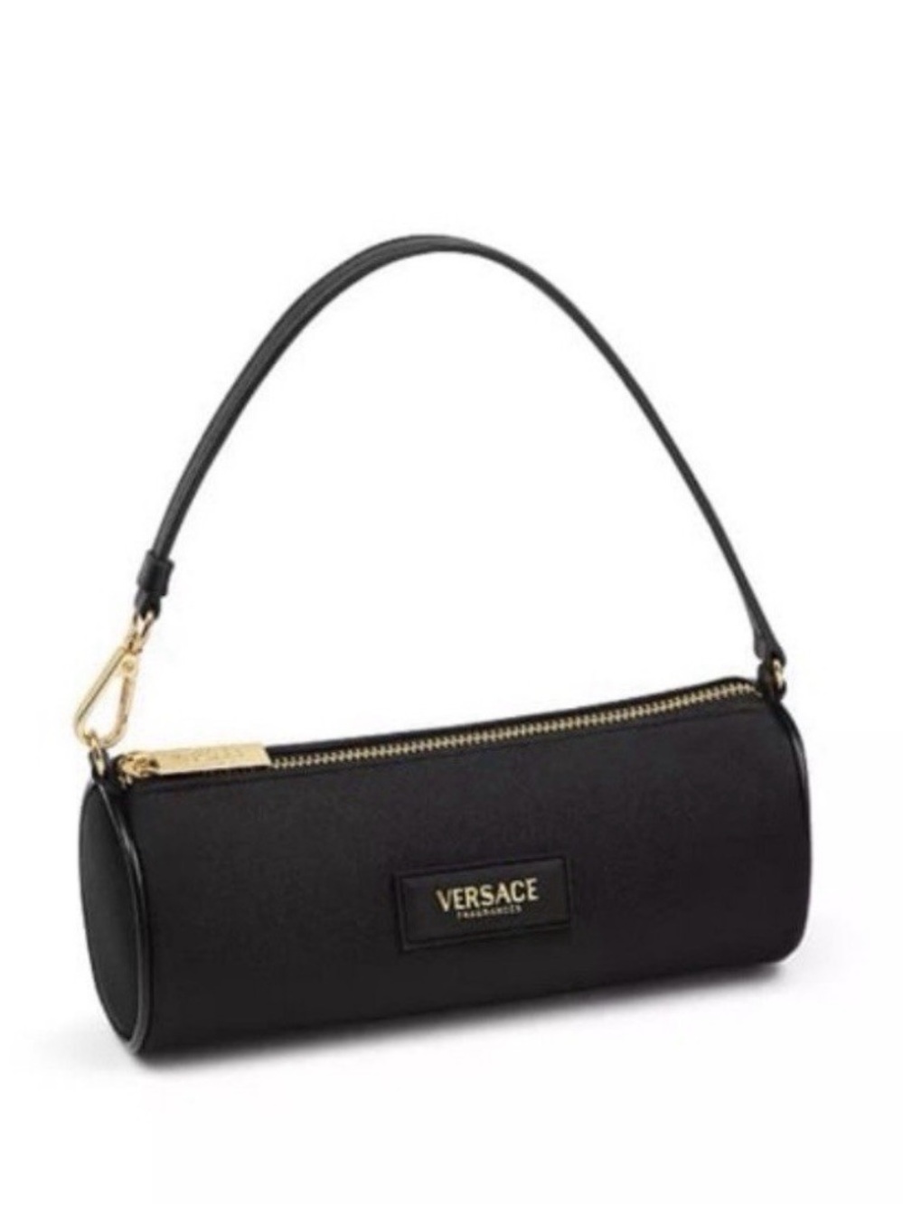 Versace Black Mini Cylinder Shoulder Bag purse